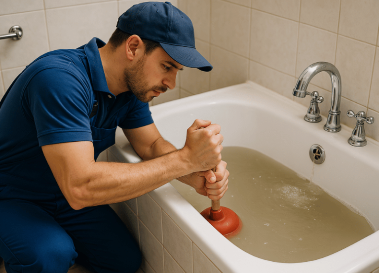 Lavabo, baignoire ou douche bouchées quand faut-il faire appel à un professionnel 